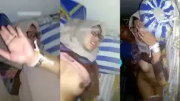 Hijab Daun Masih Muda Ngentot Malu Direkam