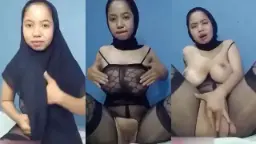 Lusi Jilbab Hitam Sange Colmek Becek Desah
