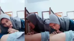 Jilbab Cantik Nyepong Kontol Teman Suami